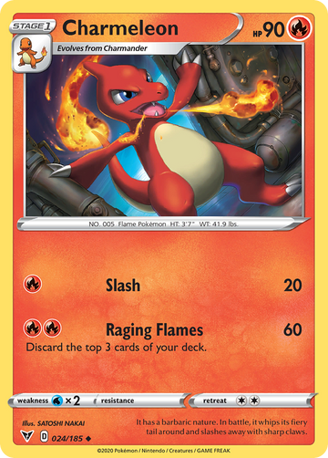 024/185 - Charmeleon - [Uncommon]