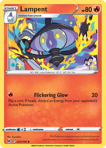 025/196 - Lampent - Reverse Holo - [Uncommon]