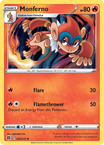 025/172 - Monferno - [Uncommon]