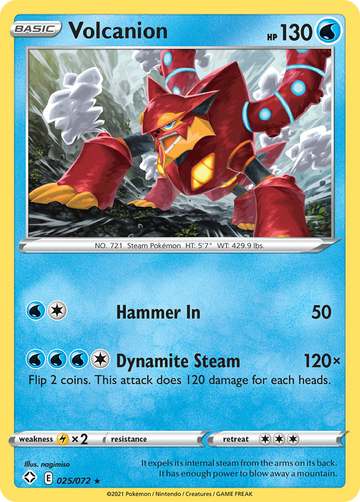 025/072 - Volcanion - Reverse Holo - [Rare]