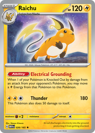 026/165 - Raichu - [Rare]