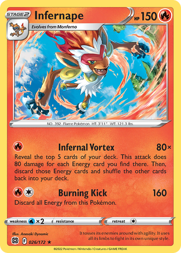 026/172 - Infernape - [Rare Holo]