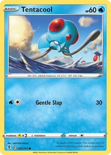 026/203 - Tentacool - Reverse Holo - [Common]