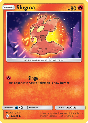 026/236 - Slugma - [Common] - Reverse Holo