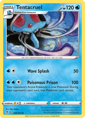 027/203 - Tentacruel - Reverse Holo - [Uncommon]