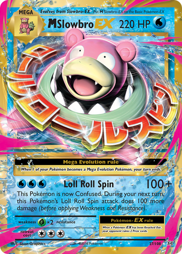 27/108 - M Slowbro-EX - [Rare Holo EX]