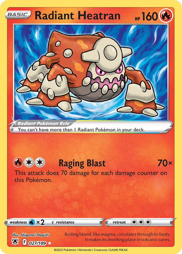 027/189 - Radiant Heatran - [Radiant Rare]