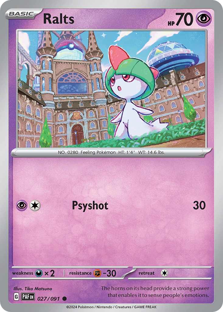 027/091 - Ralts - [Common] - [Reverse Holo]