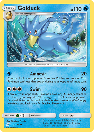 27/181 - Golduck - [Uncommon]