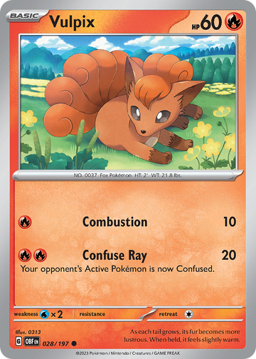 028/197 - Vulpix - [Common]