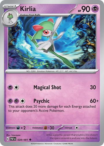 028/091 - Kirlia - [Uncommon] - [Reverse Holo]