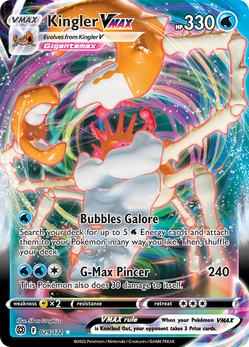 029/172 - Kingler VMAX - [Rare Holo VMAX]