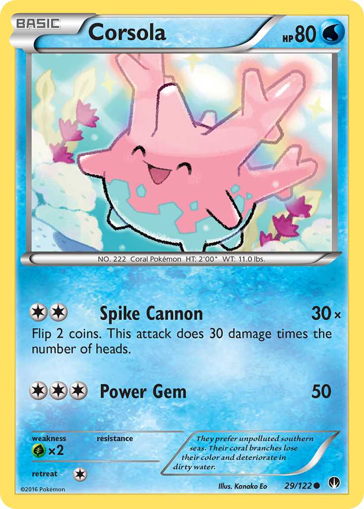 29/122 - Corsola - [Common]