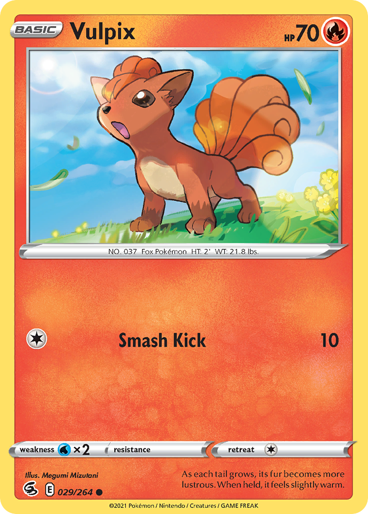 Pokémonkaart 029/264 - Vulpix - Fusion Strike - [Common]