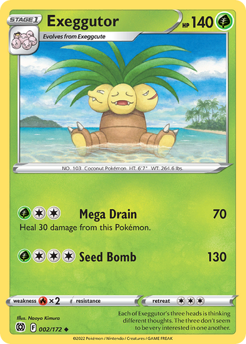 002/172 - Exeggutor - [Uncommon]