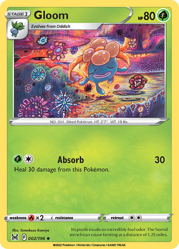 002/196 - Gloom - Reverse Holo - [Uncommon]