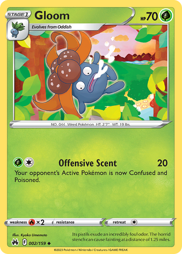 002/159 - Gloom - [Uncommon] - Reverse Holo