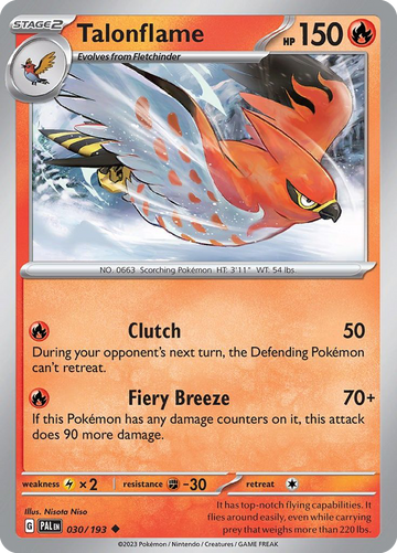 030/193 - Talonflame - [Uncommon] - Reverse Holo