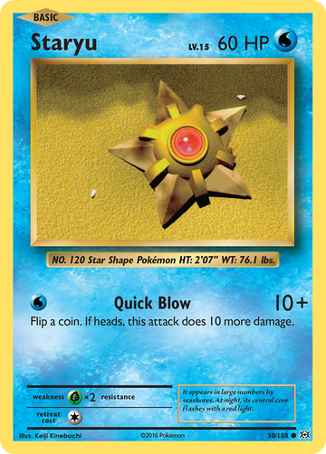 30/108 - Staryu - [Common]