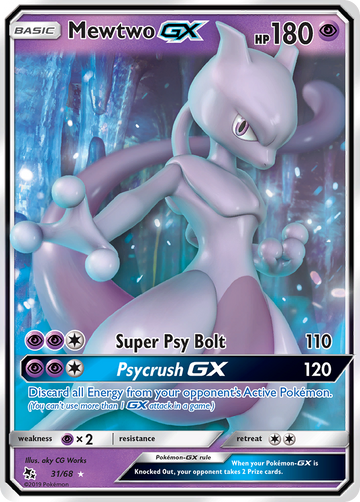 31/68 - Mewtwo-GX - [Rare Holo GX]