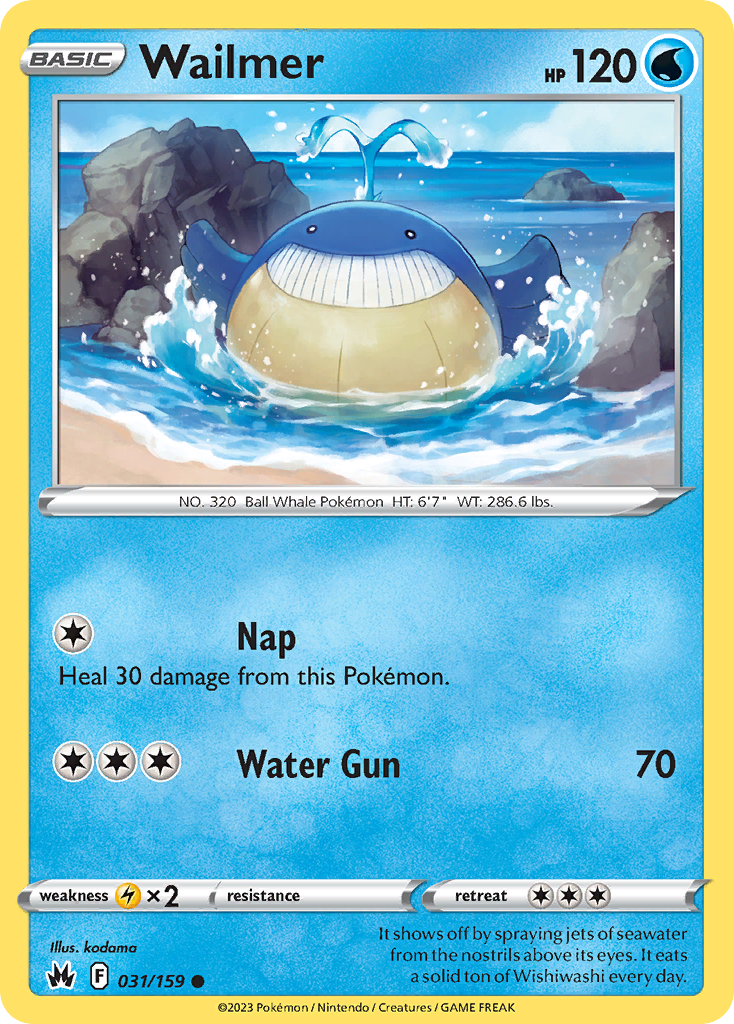 031/159 - Wailmer - [Common] - Reverse Holo