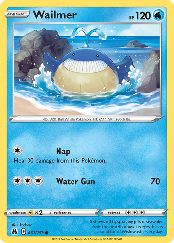 031/159 - Wailmer - [Common] - Reverse Holo