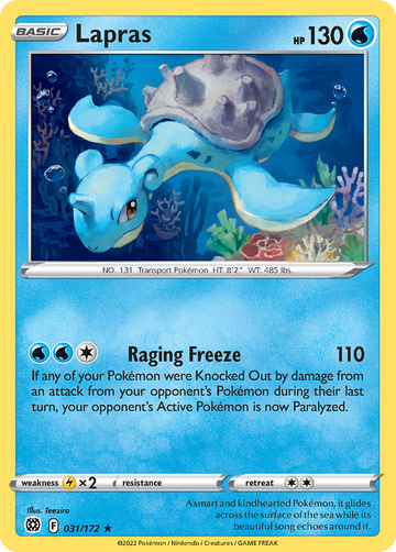 031/172 - Lapras - [Rare]