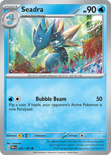 031/182 - Seadra - [Common] - Reverse Holo