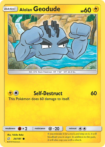 34/181 - Alolan Geodude - [Common]