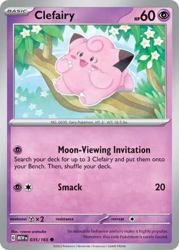 035/165 - Clefairy - [Common] - Reverse Holo