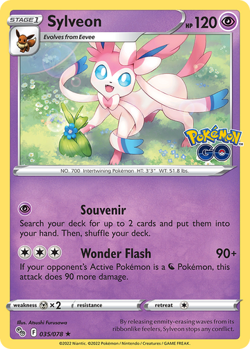 035/078 - Sylveon - Reverse Holo - (Rare Holo]