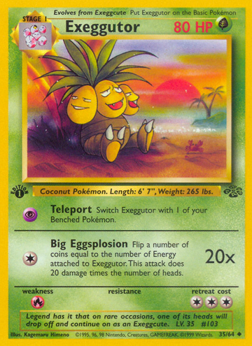 035/064 - Exeggutor - [1st Edition] - [Uncommon]