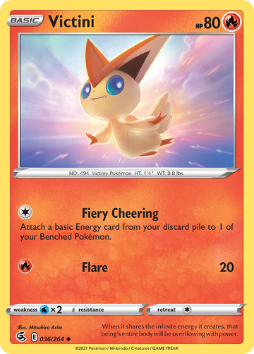 036/264 - Victini - Reverse Holo - [Uncommon]