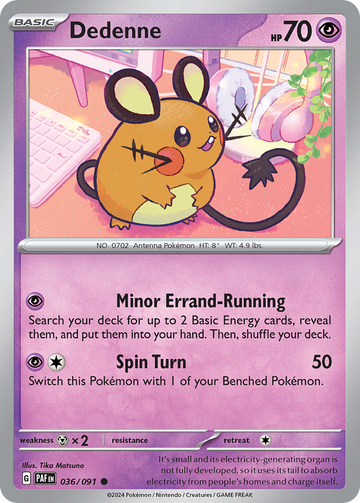 036/091 - Dedenne - [Common] - [Reverse Holo]