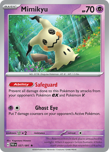 037/091 - Mimikyu - [Rare] - [Reverse Holo]