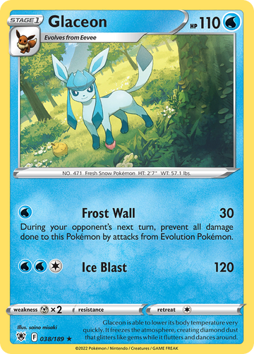 038/189 - Glaceon - [Rare]