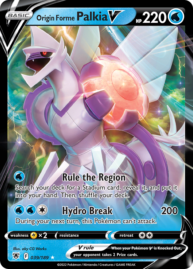 039/189 - Origin Forme Palkia V - [Rare Holo V]