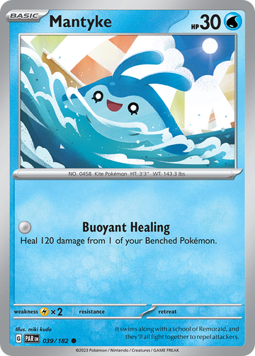 039/182 - Mantyke - [Common] - Reverse Holo