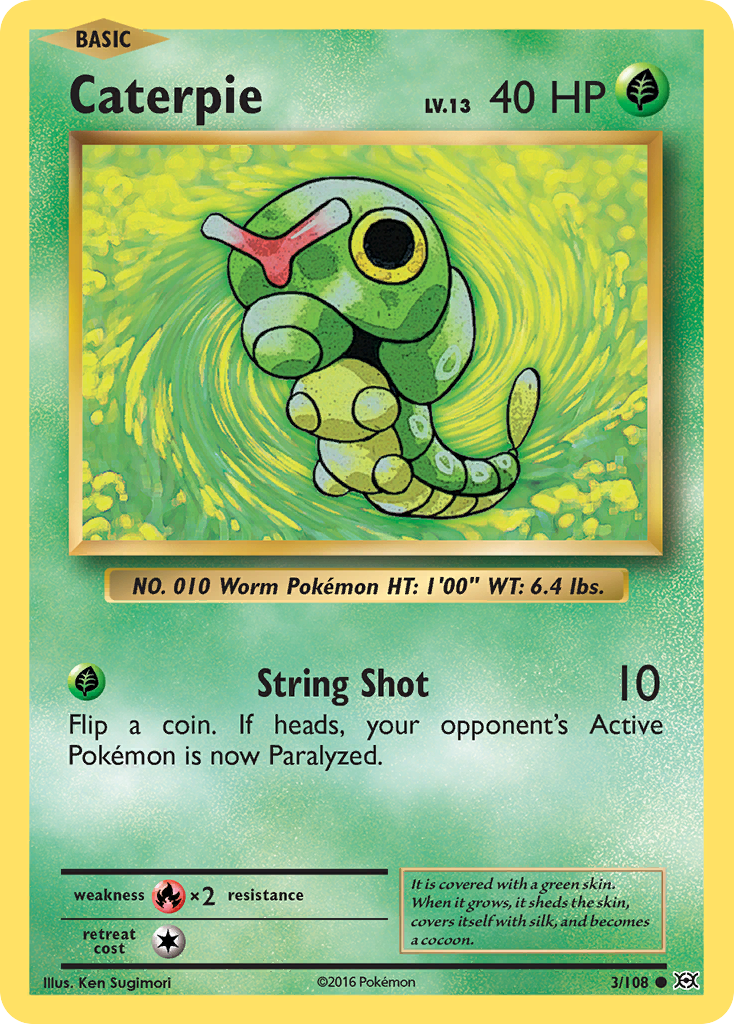 3/108 - Caterpie - [Common]
