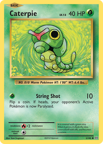 3/108 - Caterpie - [Common]