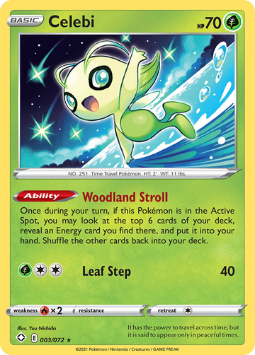 003/072 - Celebi - Reverse Holo - [Rare]