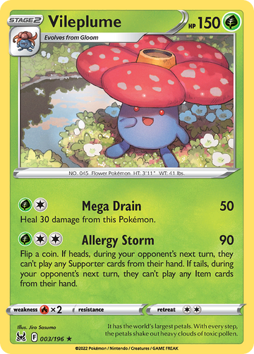 003/196 - Vileplume - [Rare Holo]