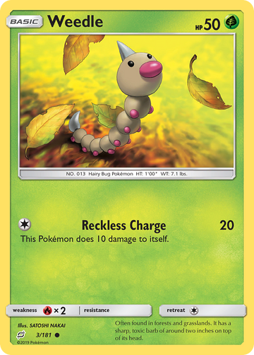 3/181 - Weedle - [Common]