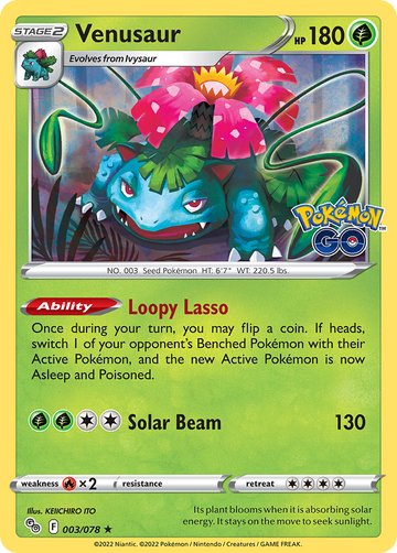 003/078 - Venusaur - [Rare Holo]