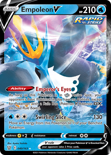 040/163 - Empoleon V - [Rare Holo V]