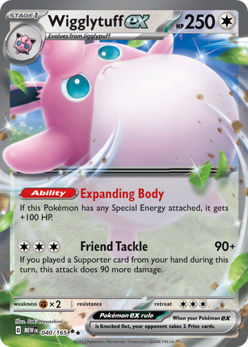 040/165 - Wigglytuff ex - [Double Rare]