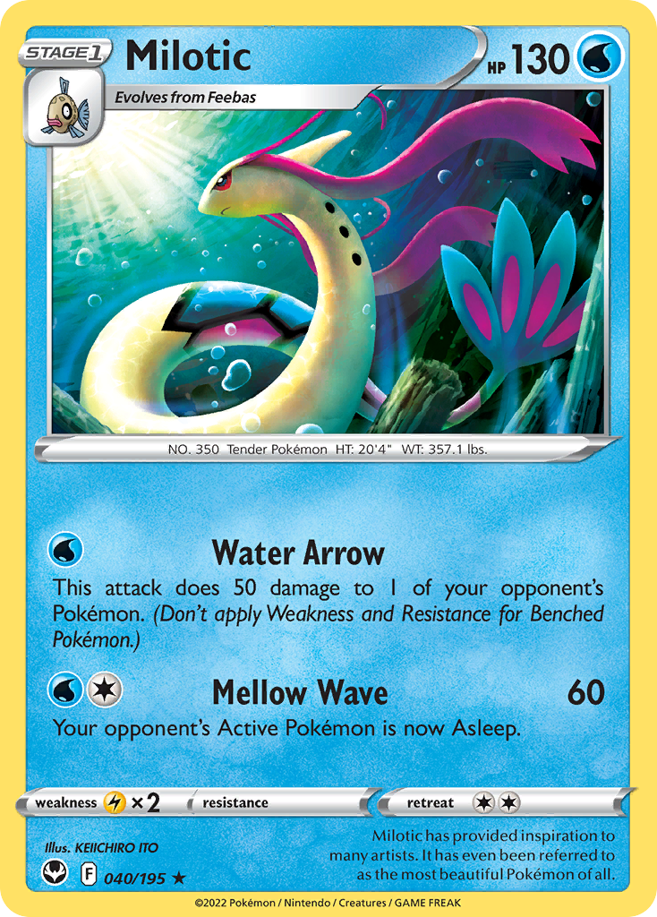 040/195 - Milotic - [Rare] - Reverse Holo