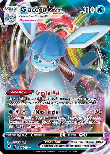 041/203 - Glaceon VMAX - [Rare Holo VMAX]