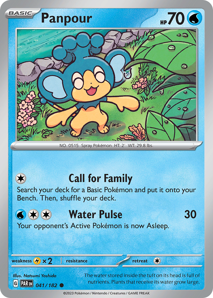 041/182 - Panpour - [Common] - Reverse Holo-Pokemeister