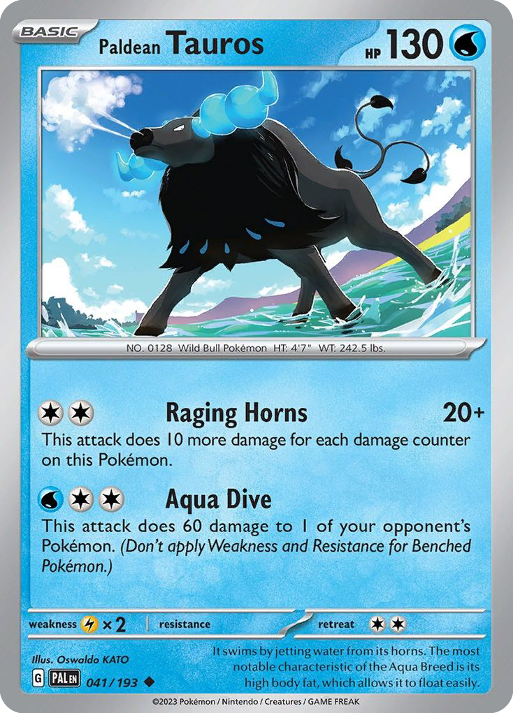 041/193 - Paldean Tauros - [Uncommon]